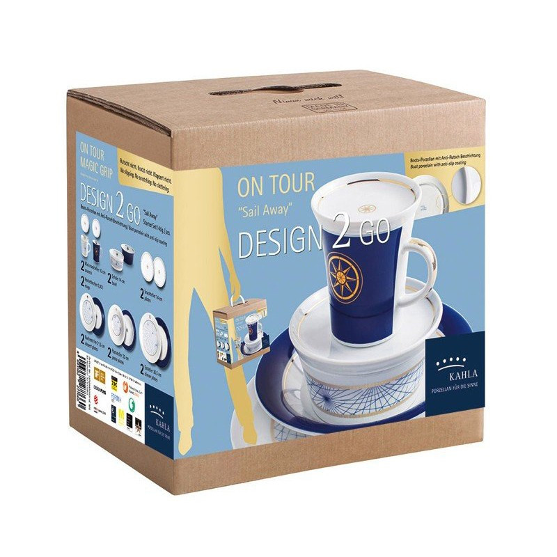 14-teiliges Bootsporzellan-Set Sail Away KAHLA Magic Grip On Tour KAHLA Bootsgeschirr 14-teiliges Bootsporzellan-Set Sail Away KAHLA Magic Grip On Tour KAHLA Bootsgeschirr