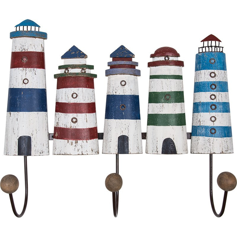 BATELA maritimer Kleiderhaken Leuchtturm Accessoiries BATELA maritimer Kleiderhaken Leuchtturm Accessoiries