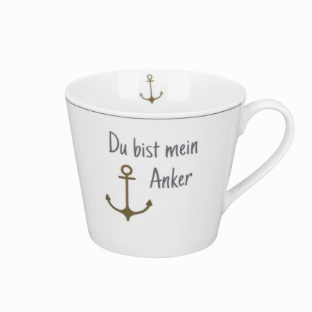 Krasilnikoff Maritimer Kaffeebecher Mein Anker