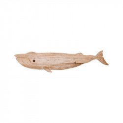 BATELA Maritimer Holz-Deko Wal  Maritime Dekoration