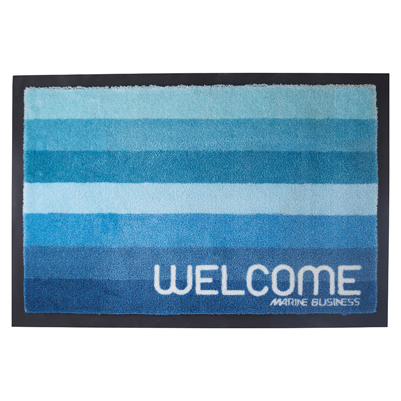 Rutschfeste maritime Fußmatte Welcome Stripe Business MARINE BUSINESS Accessoiries